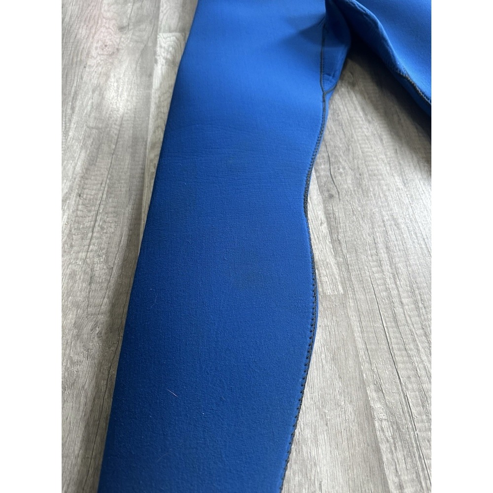 Blue Neoprene Wetsuit Full Length Sleeveless Diving Surfing Adult XS 32" Chest - Picture 15 of 16